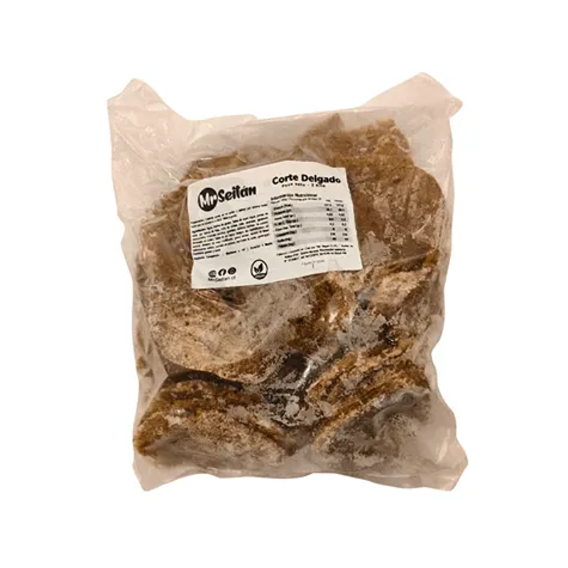 Seitán Corte Delgado (Churrasco)  3k - Mr. Seitán  1