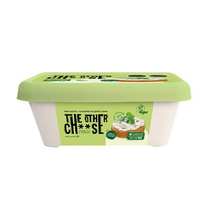 Queso Crema Vegetal Sabor Ajo & Hierbas 200g - The Other Cheese
