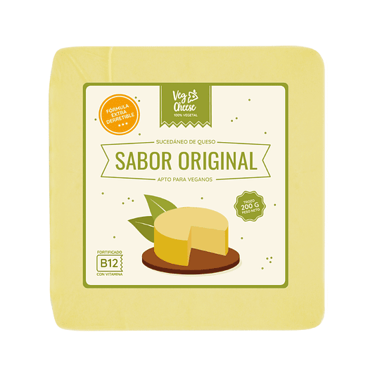 Queso vegetal en trozo original 200g - VegCheese 1