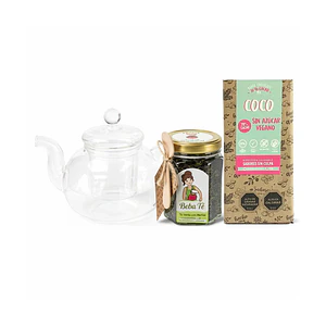 Set Regalo Té Verde & Chocolate Cereza – Vive Vegano 🍵🍫🌼