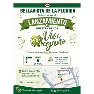 Entrada Inauguración Emporio Vive Vegano – 9 Mayo