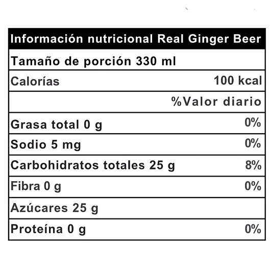 Pack Ginger Beer 4x330ml - Real 3