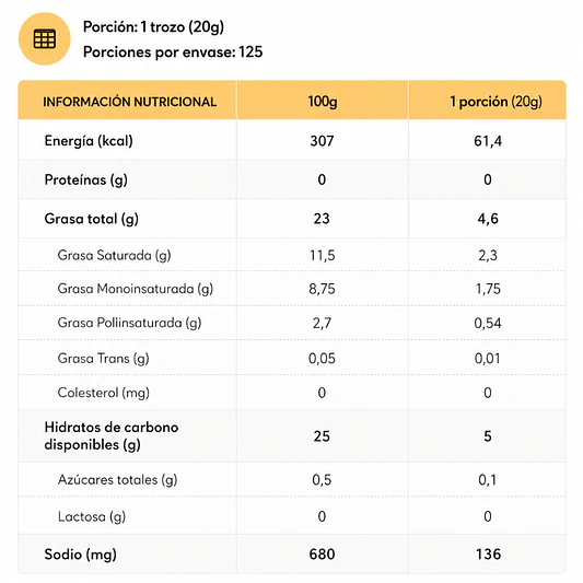 Queso Vegetal Cheddar 2.5k - VegCheese  2