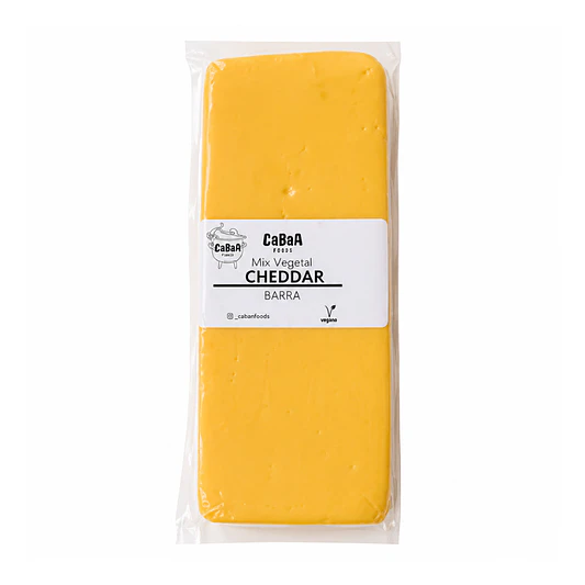 Queso Vegetal Cheddar 2k - Cabba Foods 1