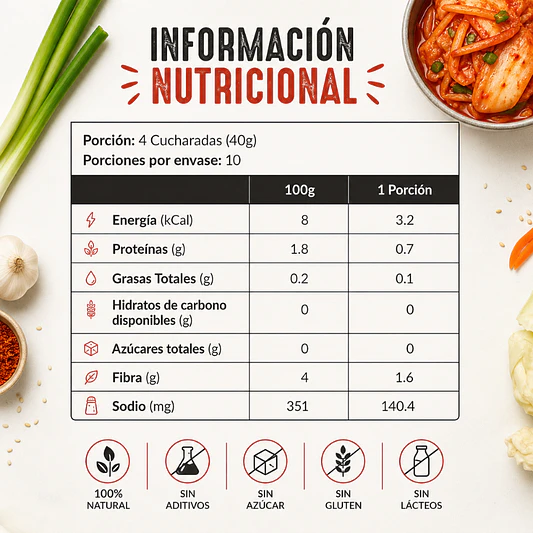 Kimchi 400g - La Fermentista  3