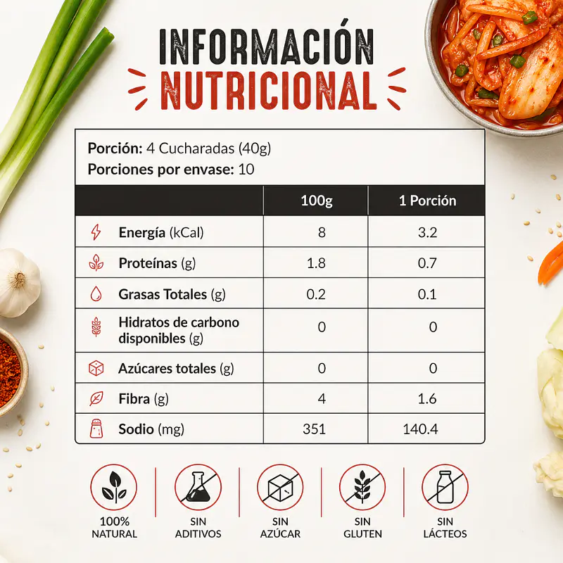Kimchi 400g - La Fermentista  3