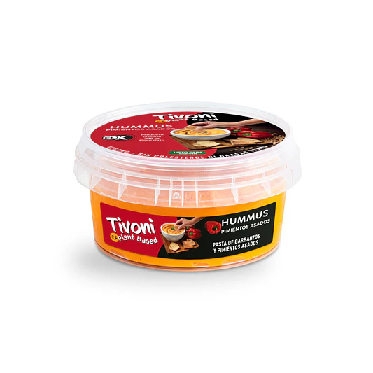 Hummus Pimientos 300g - Tivoni 1
