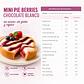 Pie Berries Chocolate Blanco Vegano 130g - Sabores Sin Culpa - Miniatura 3