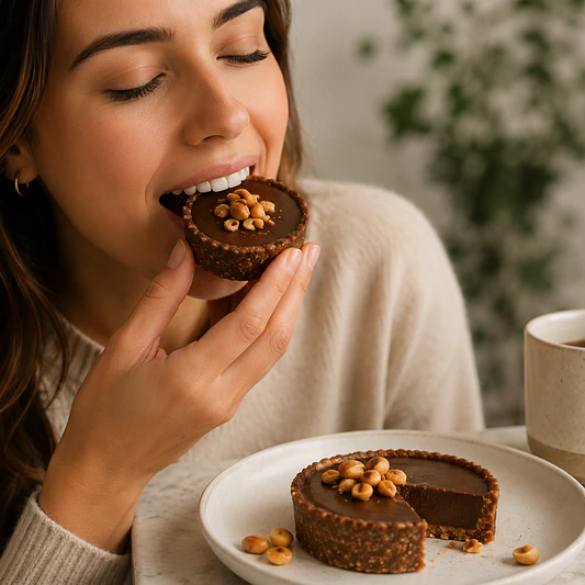 Pie Manajar Manjar Chocolate 45% Cacao Vegano 130g - Sabores Sin Culpa 2