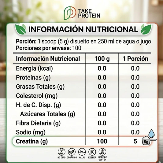Creatina Monohidratada 500g - Take Protein  3
