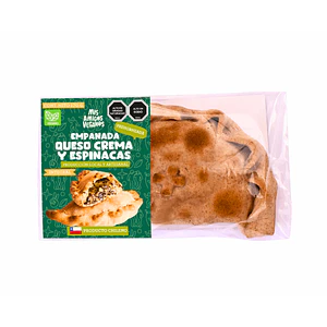 Empanada Vegana Espinaca Queso Crema 150g - Alimentos Don Gato 