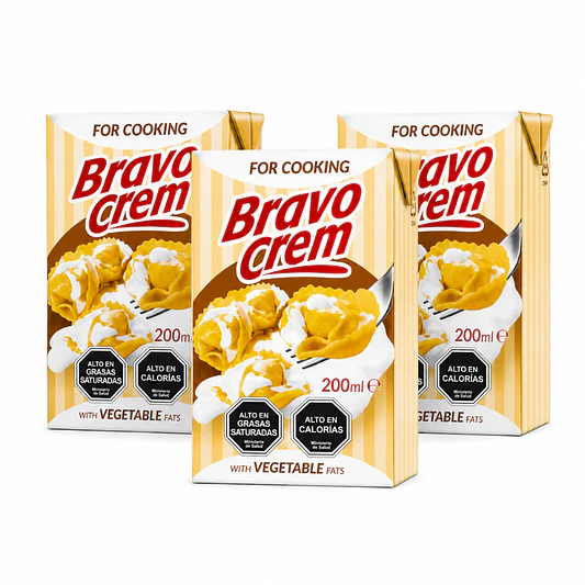 Pack Crema Vegetal de Cocina 3u - Bravo  1