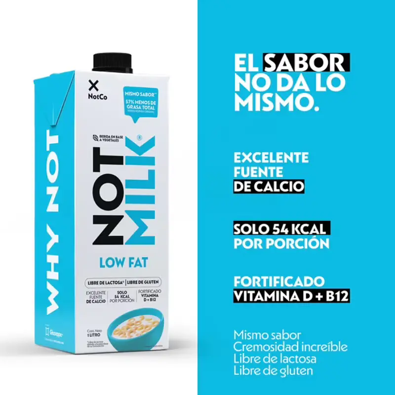 Not Milk Low Fat 1L - NotCo 3