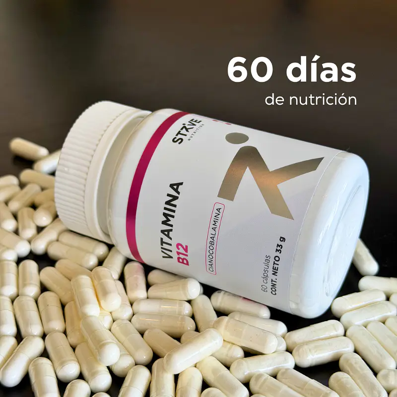 Vitamina B12 60u - Strive Nutrition  3