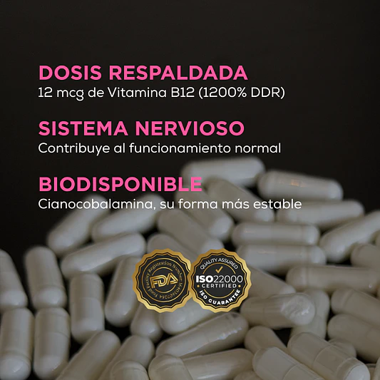 Vitamina B12 60u - Strive Nutrition  4