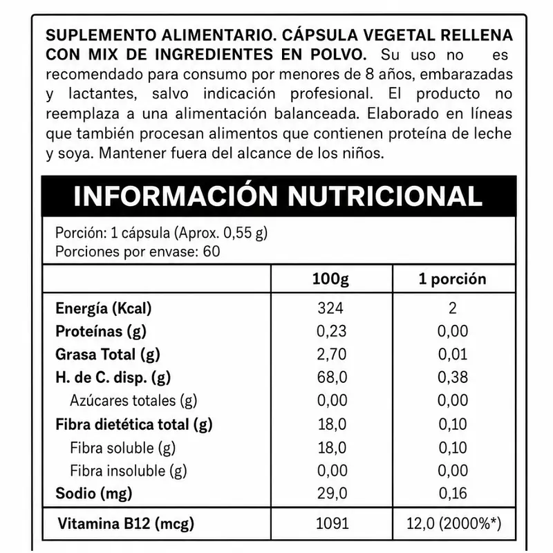 Vitamina B12 60u - Strive Nutrition  5