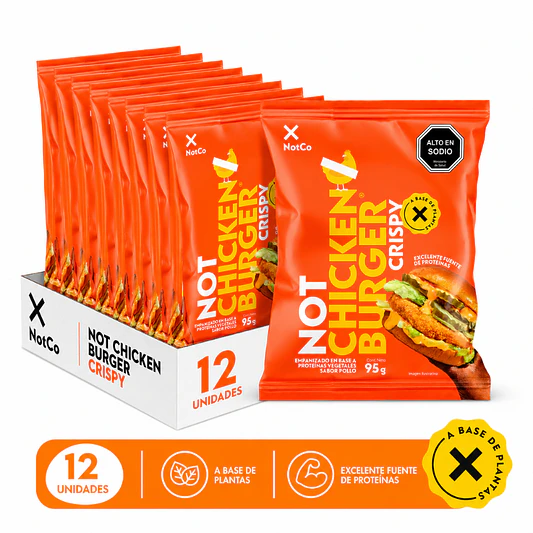 Pack Chicken Burger Crispy 12u - NotCo  1