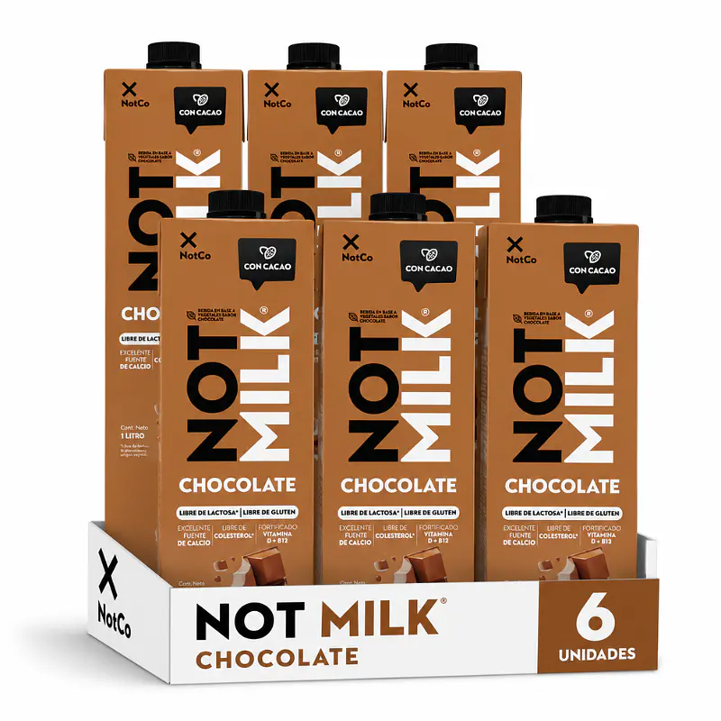 Pack Not Milk Chocolate 1L 6u - NotCo 1