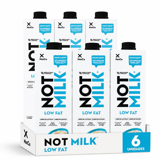 Pack Not Milk Low Fat 1L 6u - NotCo 1