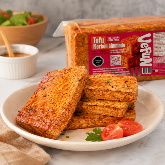Tofu Merkén Ahumado 500g - Vefun  2