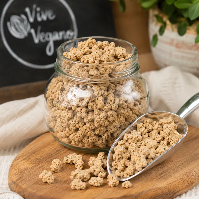 Proteína de Soya Texturizada Sin Gluten 900g - Vive Vegano  3