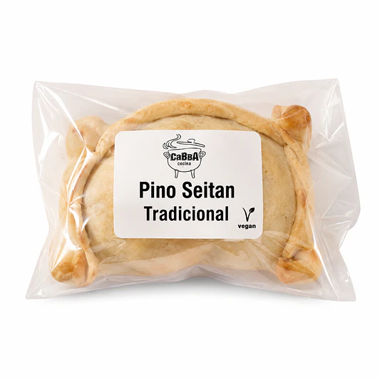Empanada Tradicional de Pino Seitán 180g - Cabba Foods 1