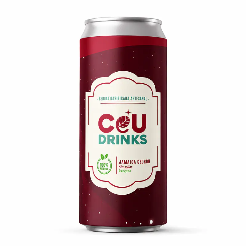 Bebida Gasificada Jamaica Cedrón 473ml - Ceu Drinks 1