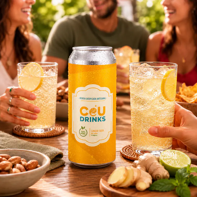 Pack Latas Jengibre Limón 6u - Ceu Drinks 2