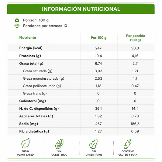 Vegan Roll  400g - Vegusta  3
