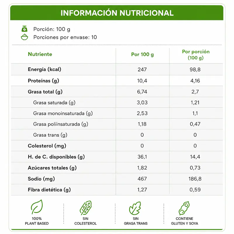 Vegan Roll  400g - Vegusta  3