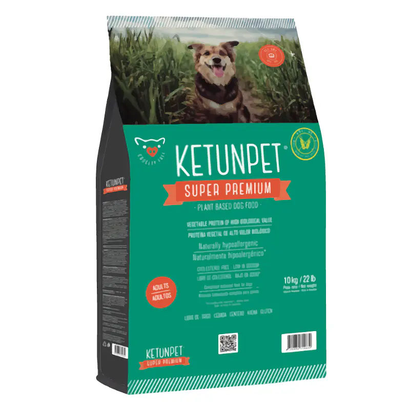 Alimento Vegano Perro Adulto Pellet M 10K  - Ketunpet  1