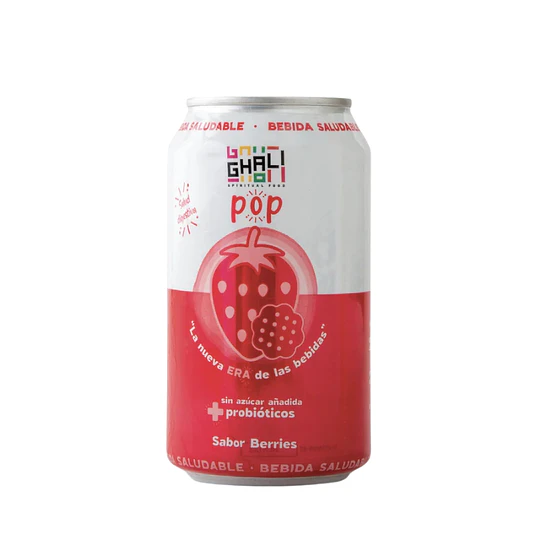 Bebida Saludable Pop Berries 350cc - Ghali  1