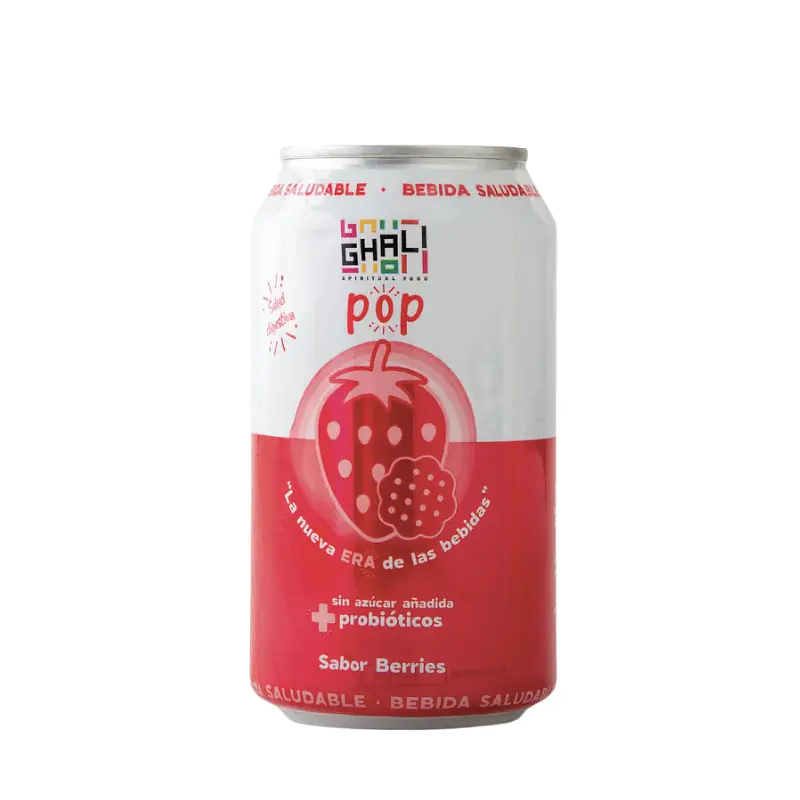 Bebida Saludable Pop Berries 350cc - Ghali  1
