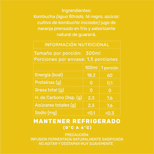 Kombucha Guaraná 500cc - Ghali 3