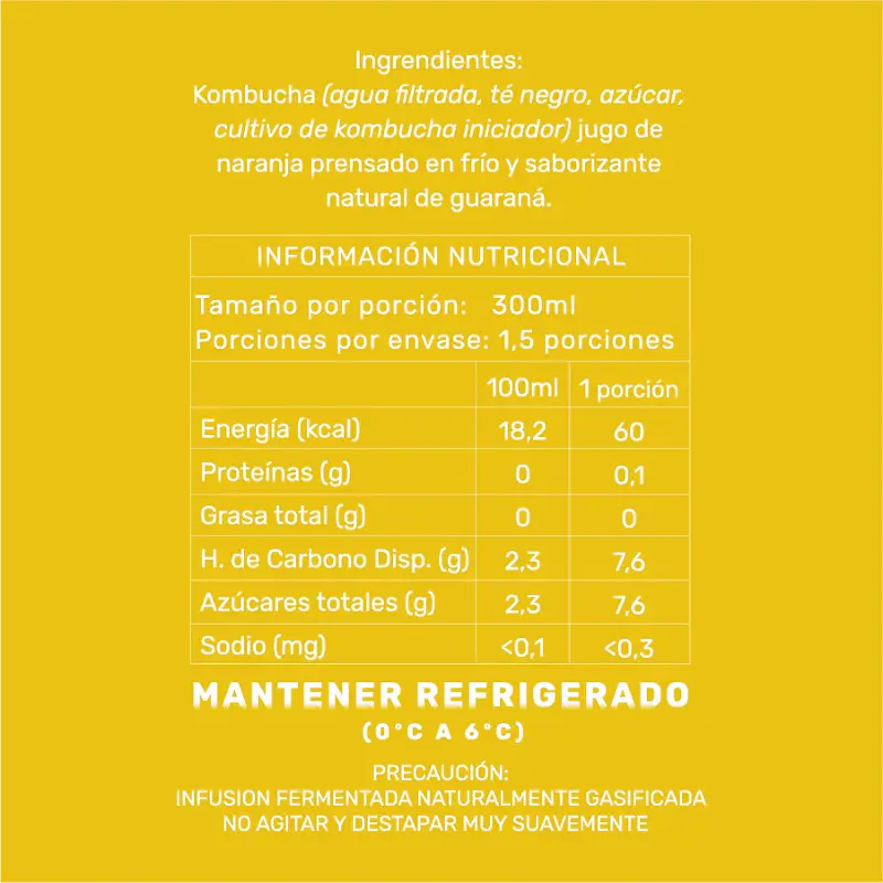 Kombucha Guaraná 500cc - Ghali 3