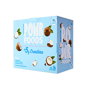 Barra Creatina Proteina Coco 16u - Power Foods 