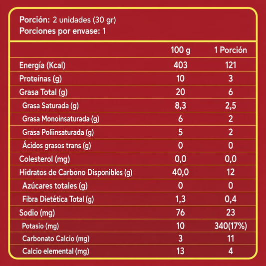 Super Galleta 45g - Super Snack 3