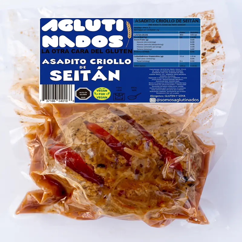 Seitán Criollo 550g - Aglutinados 1