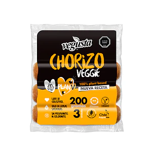 Chorizo Parrillero Vegano 200g - Vegusta 