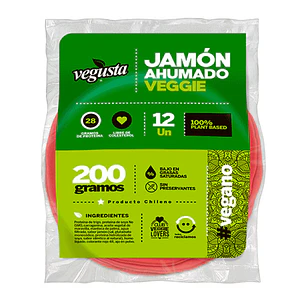 Jamón Ahumado Vegano 200g - Vegusta 