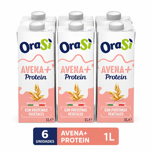 Pack Bebida Vegetal de Avena Protein 6u - Orasi  1