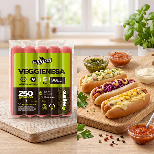 Vienesas Veggie  250g - Vegusta 2