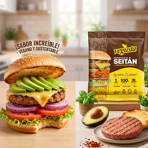 Hamburguesa Seitán 100g - Vegusta 
