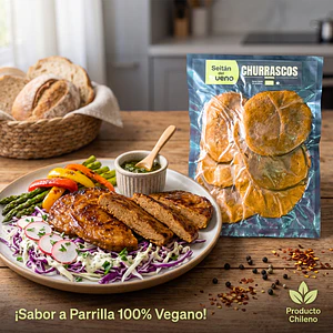 Seitán Churrasco Tradicional 500g - Del Bueno 