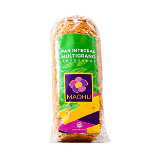 Pan Integral Multigrano Vegano 800g - Madhu