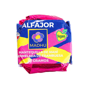 Afajor Maní Frambuesa 40g - Madhu