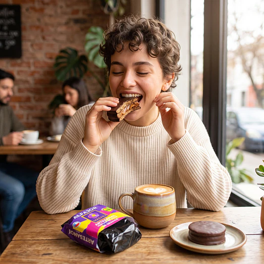 Alfajor Manjar de Soya 40g - Madhu 2