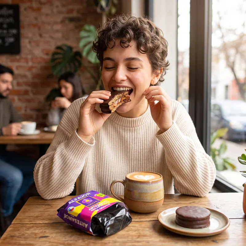 Alfajor Manjar de Soya 40g - Madhu 2