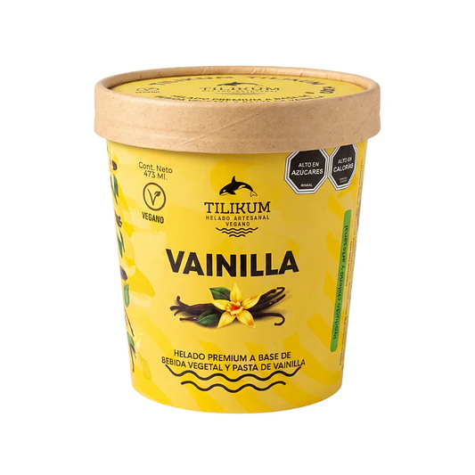 Helado Vegano de Vainilla 473ml - Tilikum 1