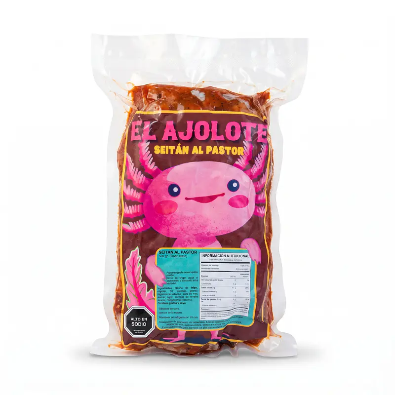 Seitán al Pastor 500g - El Ajolote  1